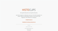 Desktop Screenshot of histoclips.de